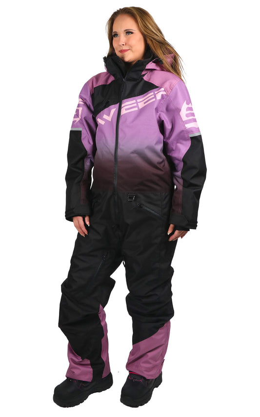 Sweep Razor Insulated ladies monosuit, purple fade