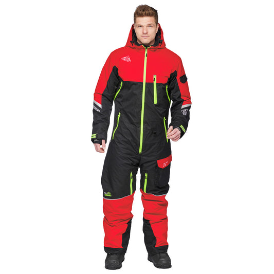 Sweep Snowcore CX snow overall, insulated, black/red
