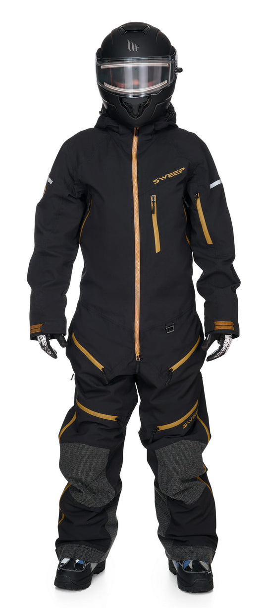 Sweep Tundra Light Monosuit, black/gold