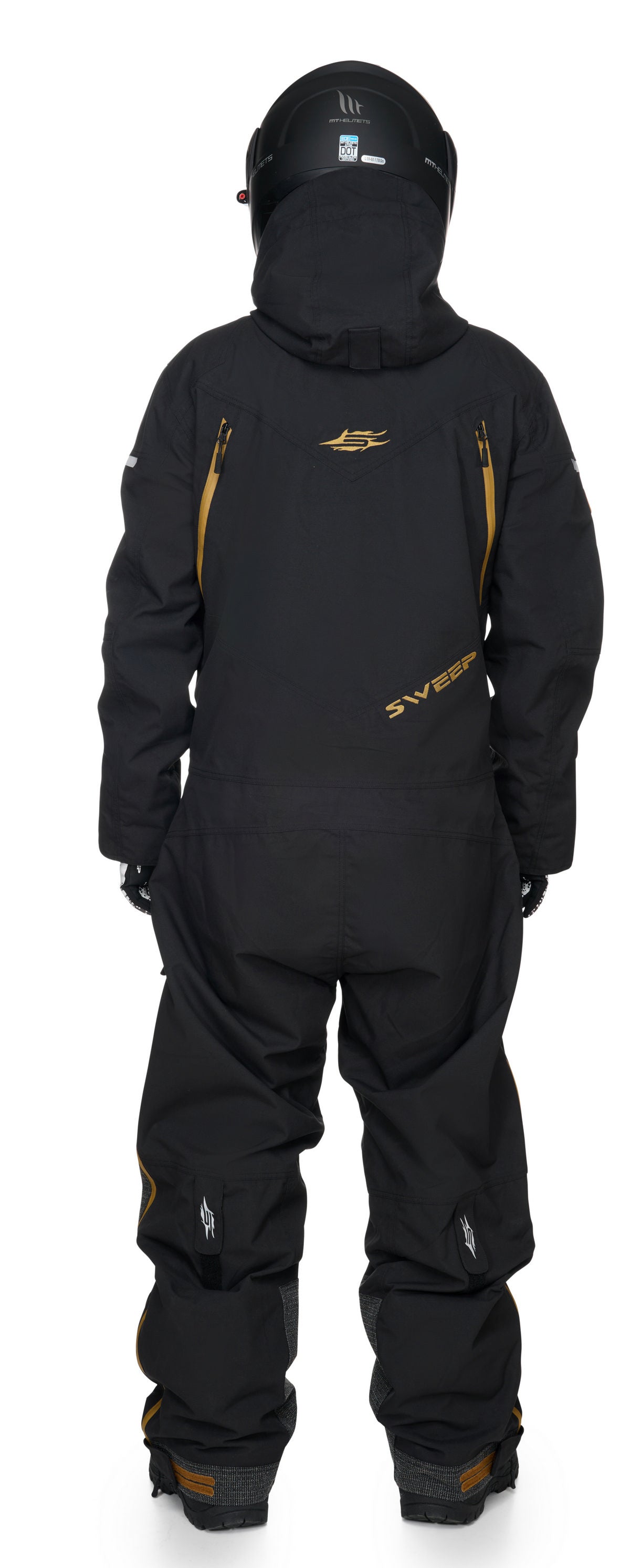 Sweep Tundra Light Monosuit, black/gold