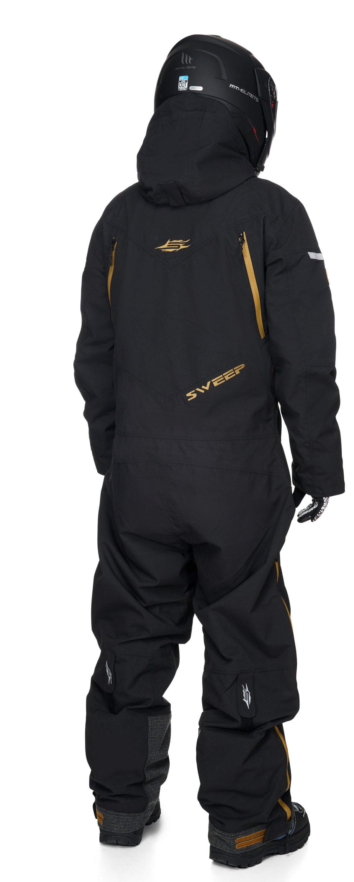 Sweep Tundra Light Monosuit, black/gold