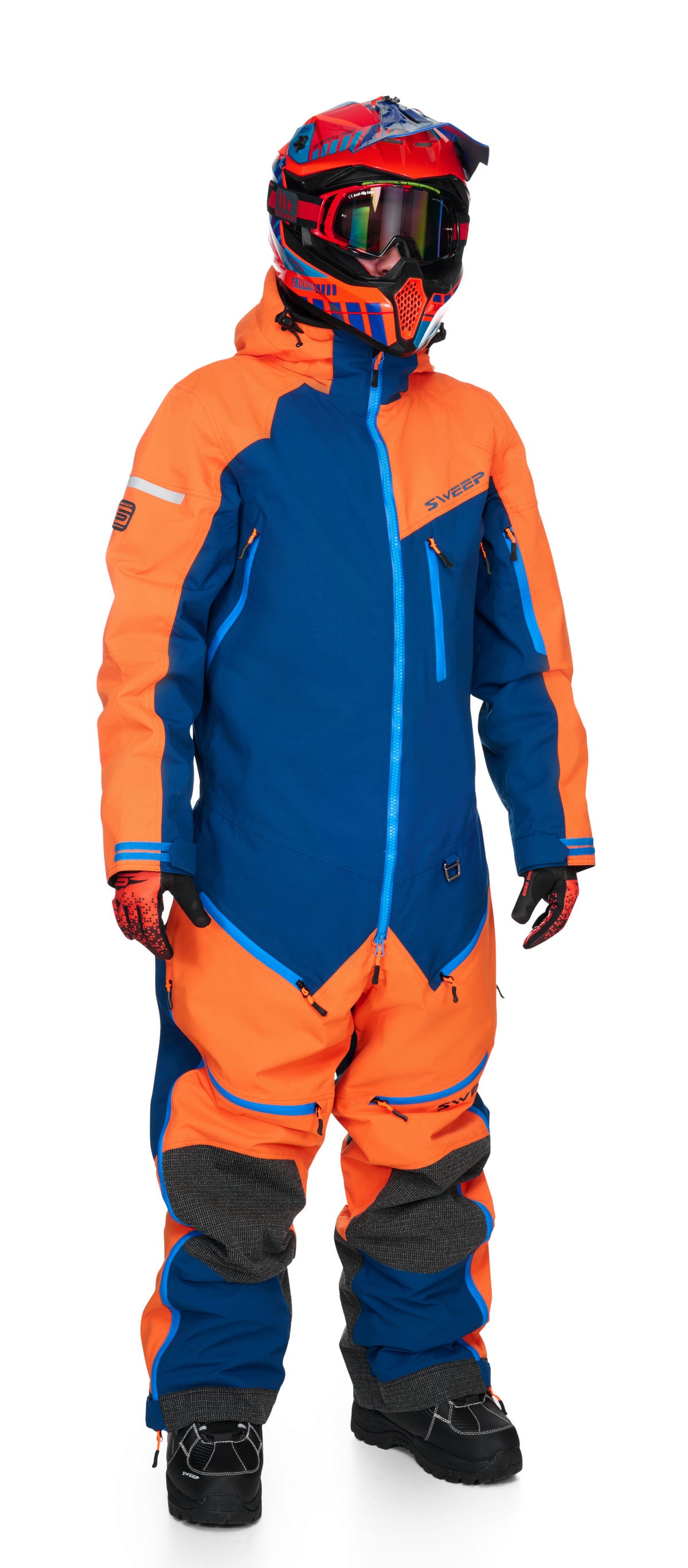 Sweep Tundra Light Monosuit, dark blue/orange
