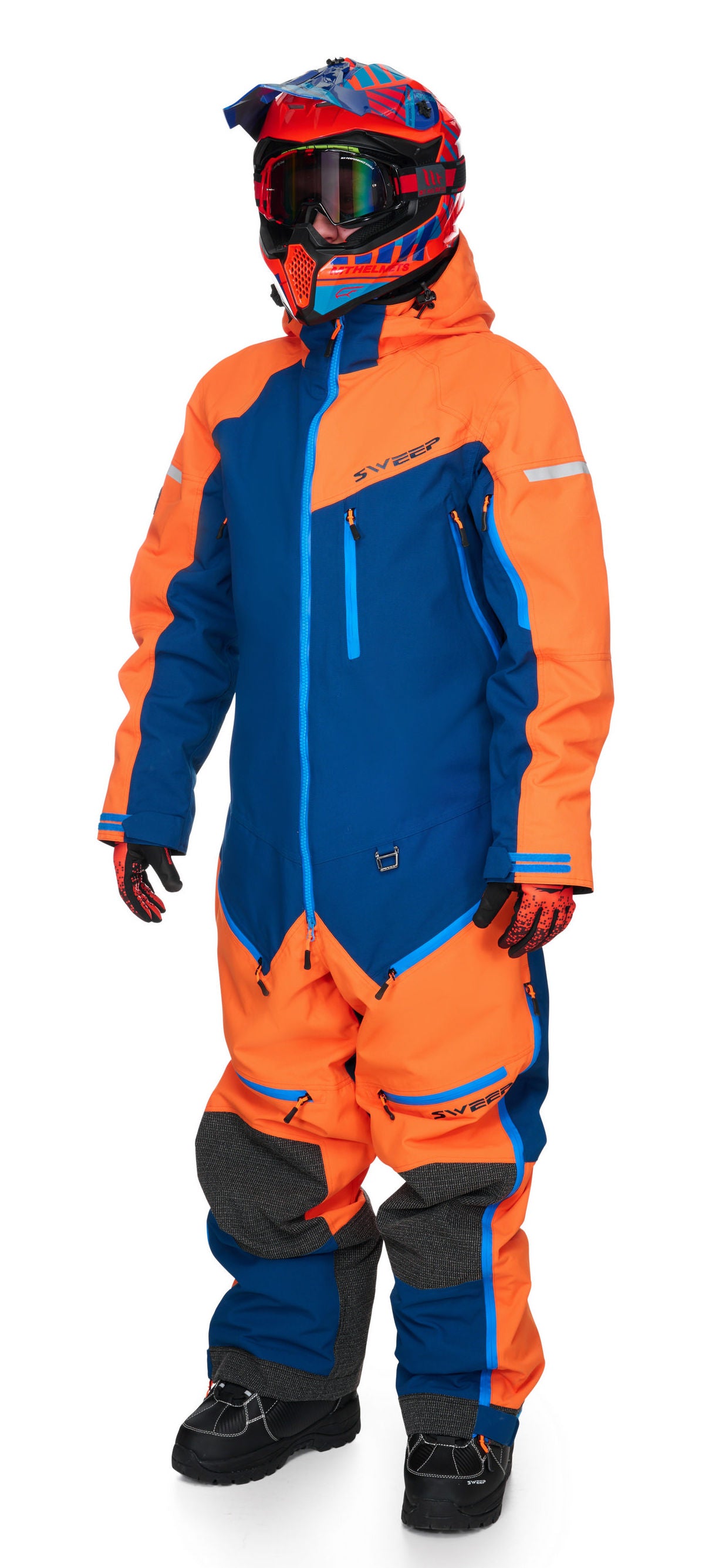 Sweep Tundra Light Monosuit, dark blue/orange