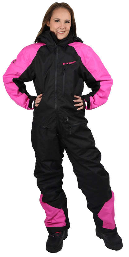 Sweep Vertex Light ladies monosuit, black/pink