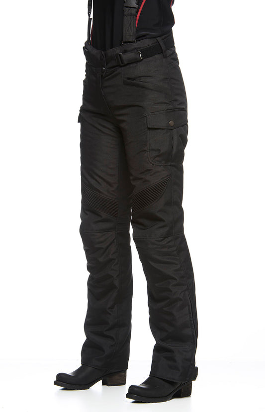 Sweep Chicane 2 waterproof ladies mc pant, black