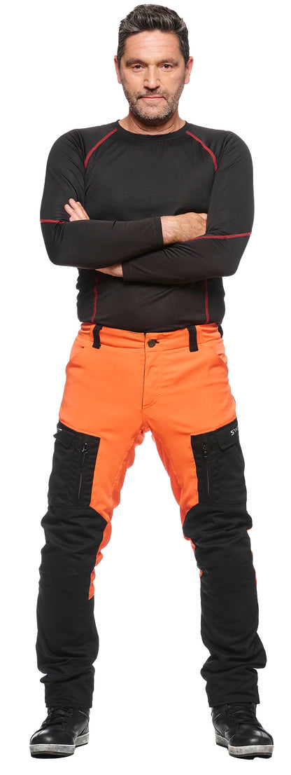 Sweep Chief aramid forced mc pant, black/orange