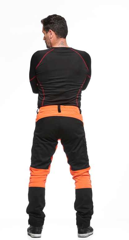 Sweep Chief aramid forced mc pant, black/orange