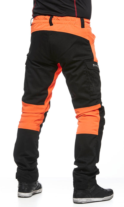Sweep Chief aramid forced mc pant, black/orange