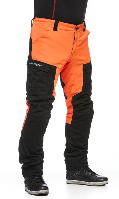 Sweep Chief aramid forced mc pant, black/orange