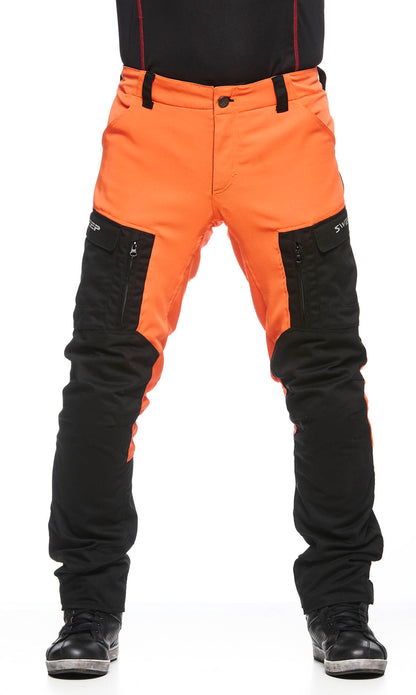 Sweep Chief aramid forced mc pant, black/orange