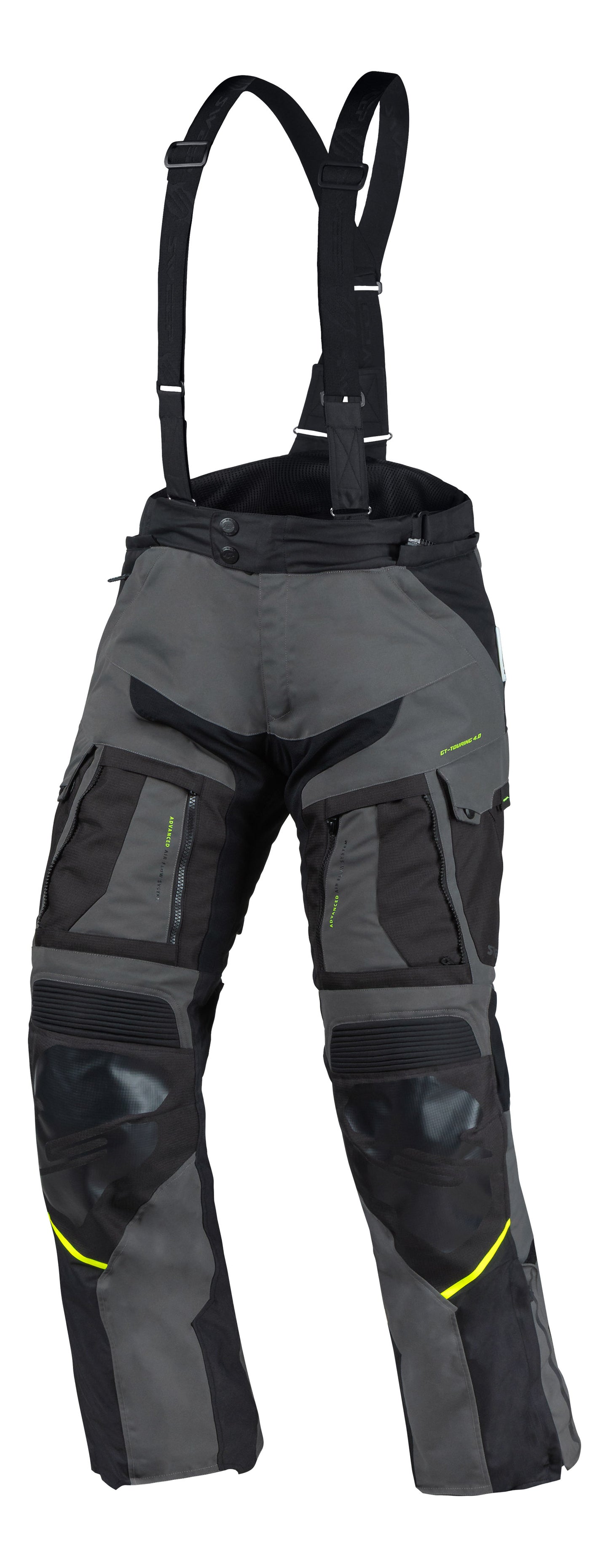 Sweep GT Touring 4.0 jokasään ajohousut, musta/harmaa/keltainen