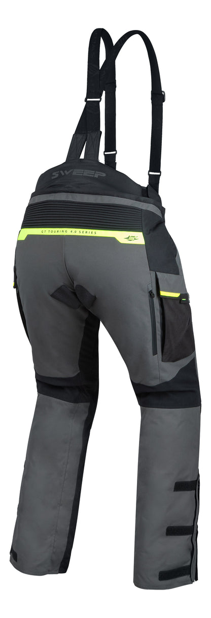 Sweep GT Touring 4.0 jokasään ajohousut, musta/harmaa/keltainen