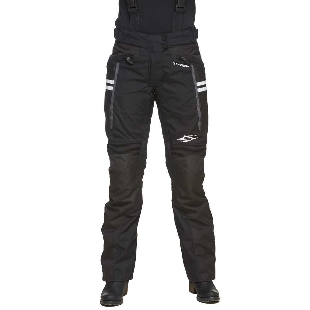 Sweep Janet waterproof ladies mc pant, black/white