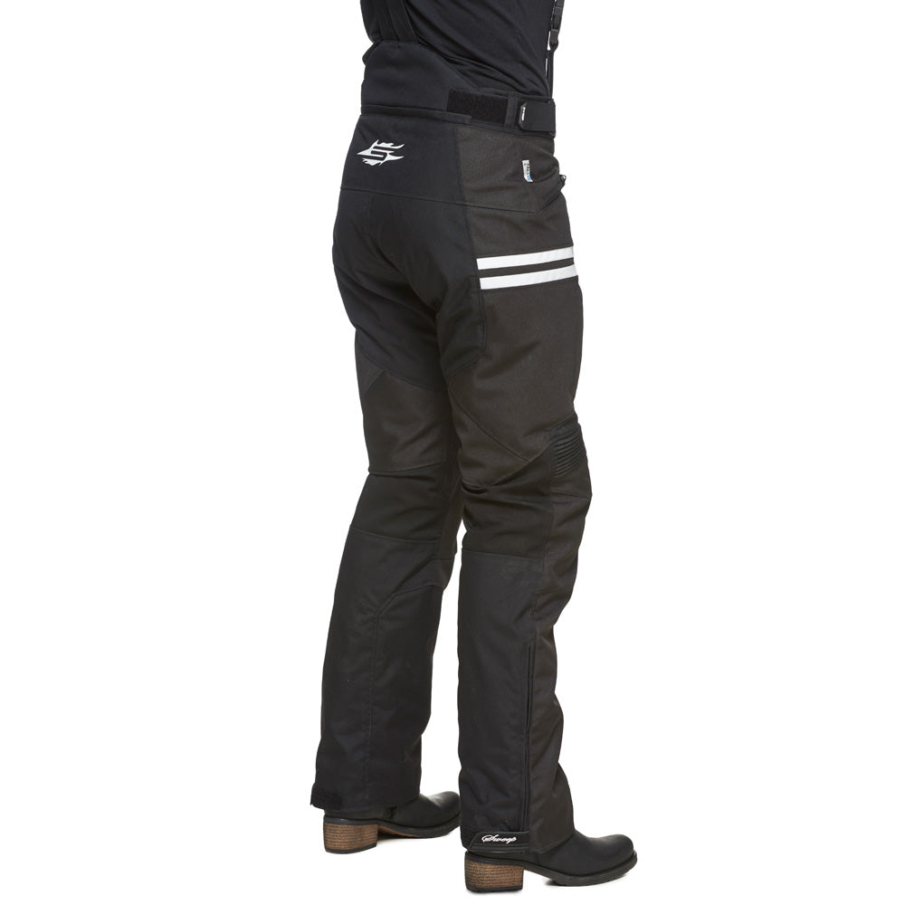 Sweep Janet waterproof ladies mc pant, black/white
