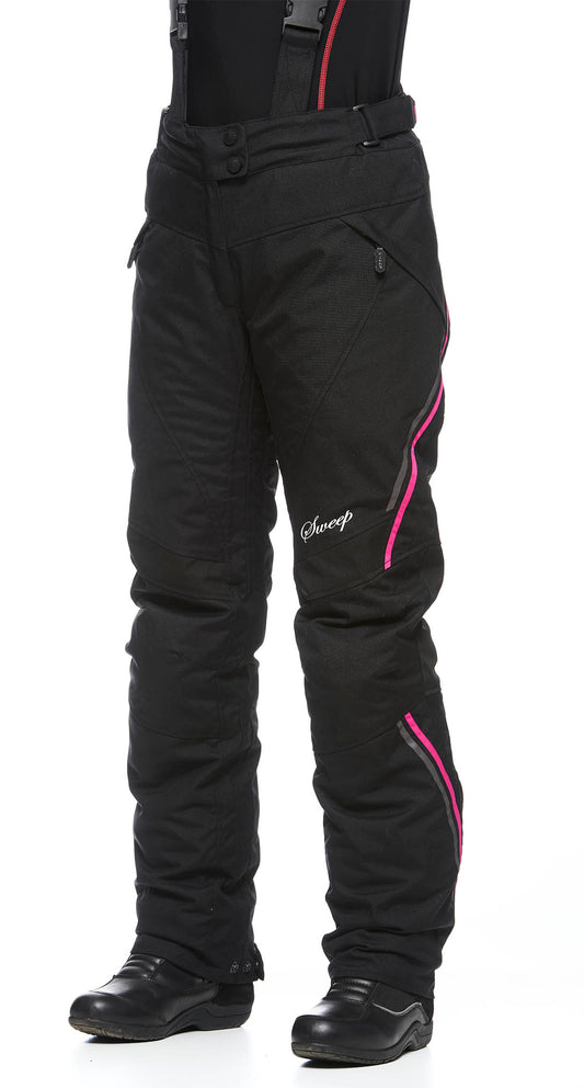 Sweep Voyage 2 waterproof ladies mc pant, black/pink