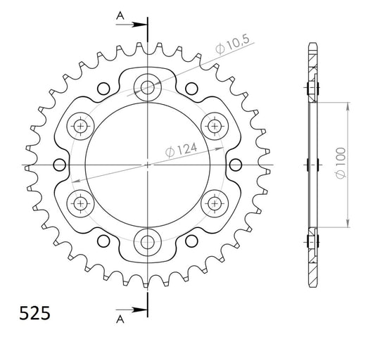 Supersprox Stealth takaratas Black 745-RST-37-0