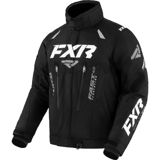 FXR Team FX 2-in-1kelkkatakki, musta/valkoinen