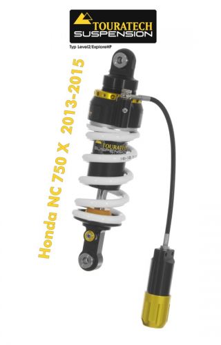 Touratech Suspension shock absorber for Honda NC750X 2013-2015 type Level2/Explo