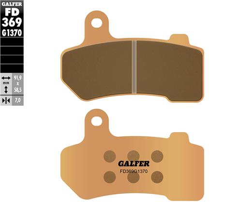 Galfer Sinter Street brake pads, FD369G1370