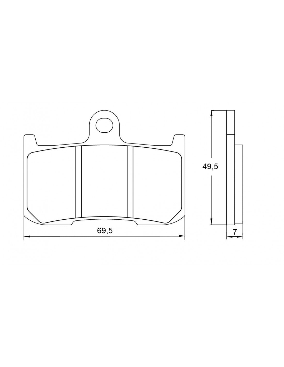 Accossato Brakepad AGPA 38 ST