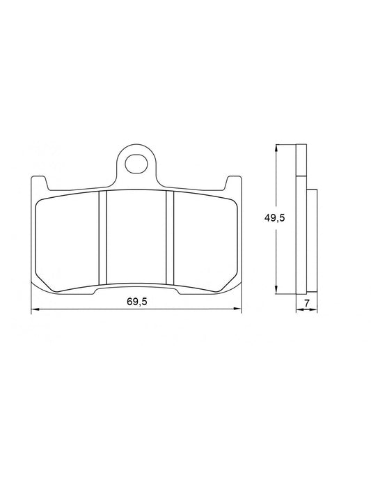 Accossato Brakepad AGPA 38 ST