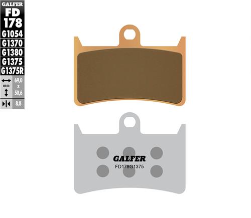 Galfer Sinter Sport brake pads, FD178G1375