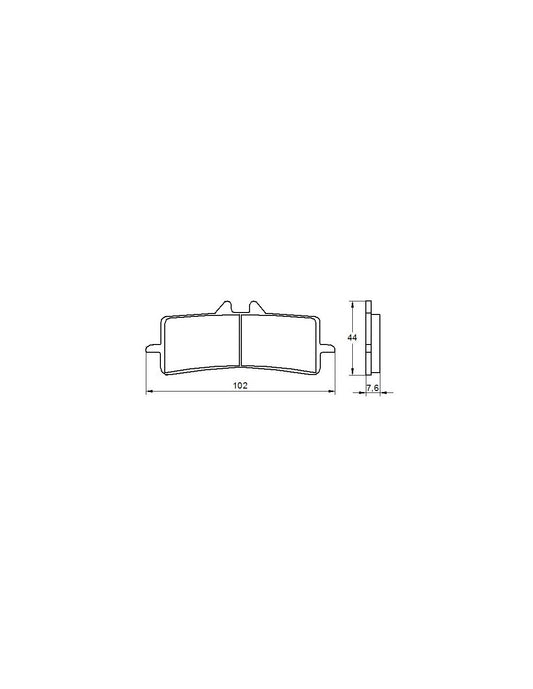 Accossato Brakepad AGPA 106 ST