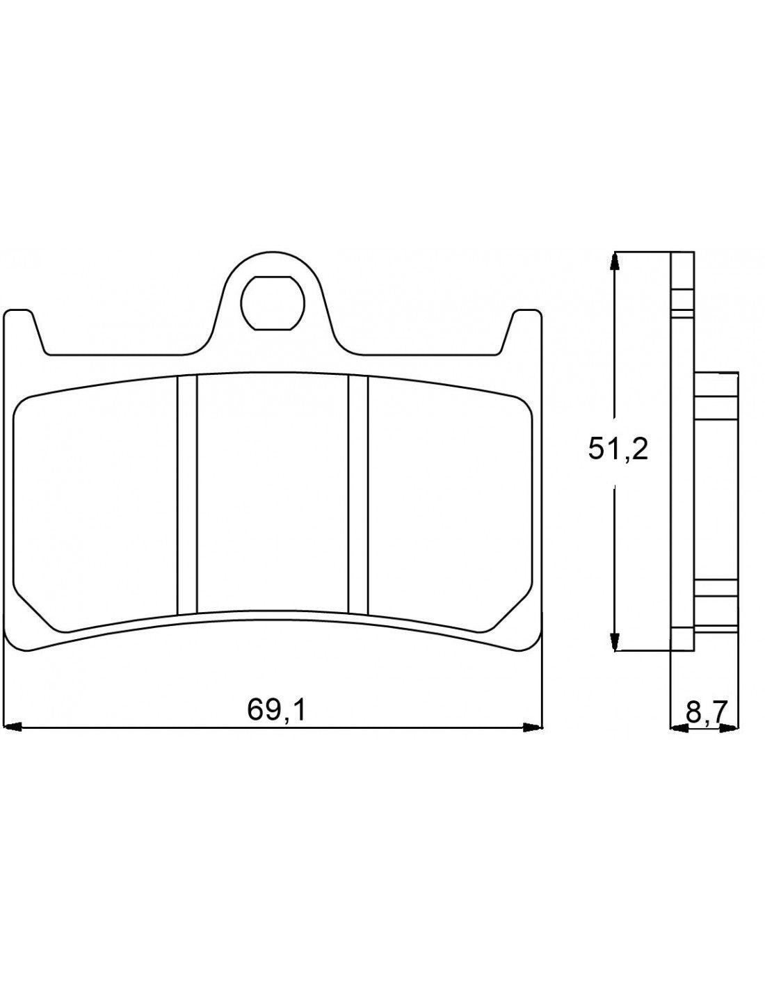 Accossato Brakepad AGPA 97 ST