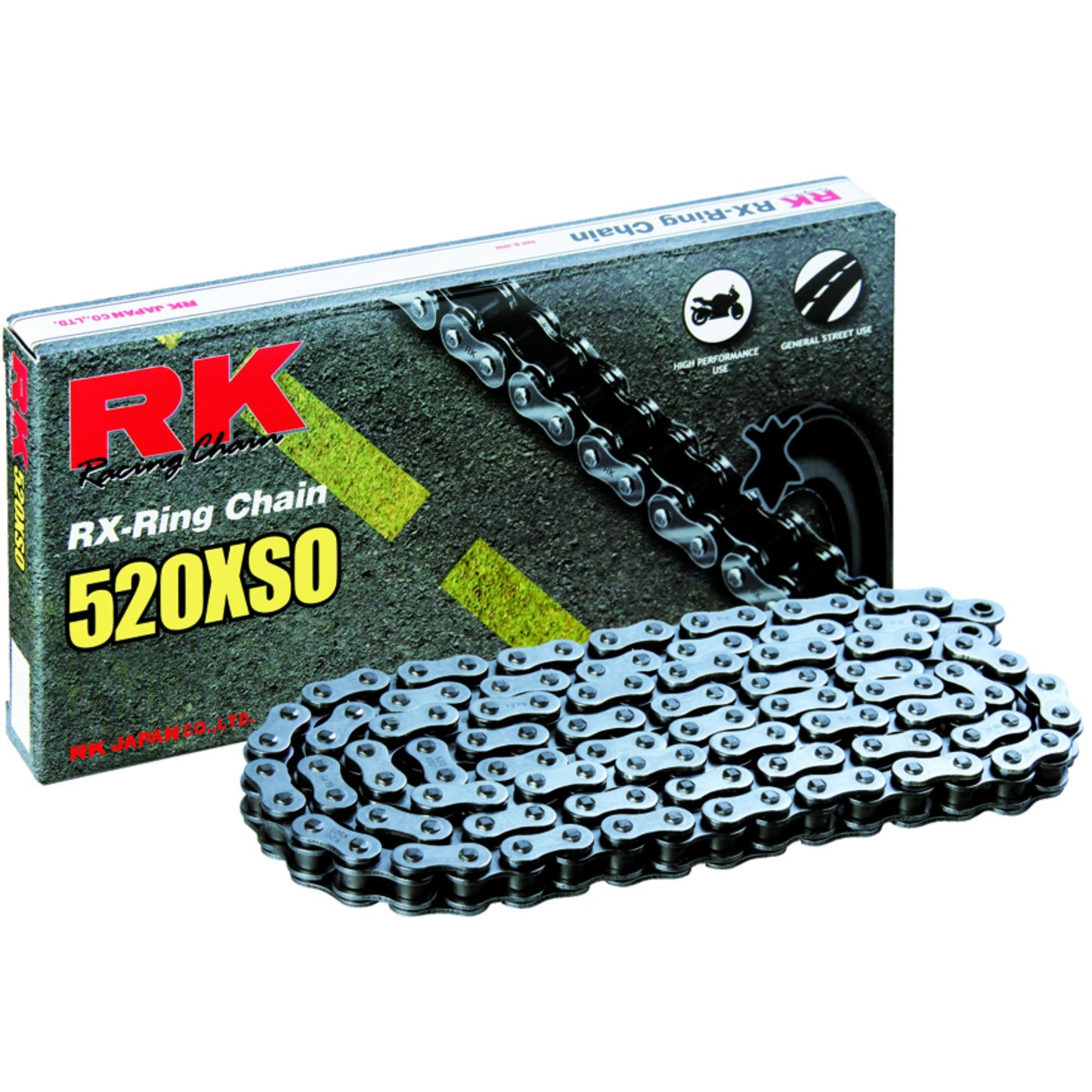 RK 520XSO RX-rengasketju +CL (Jousil.) 520190-118