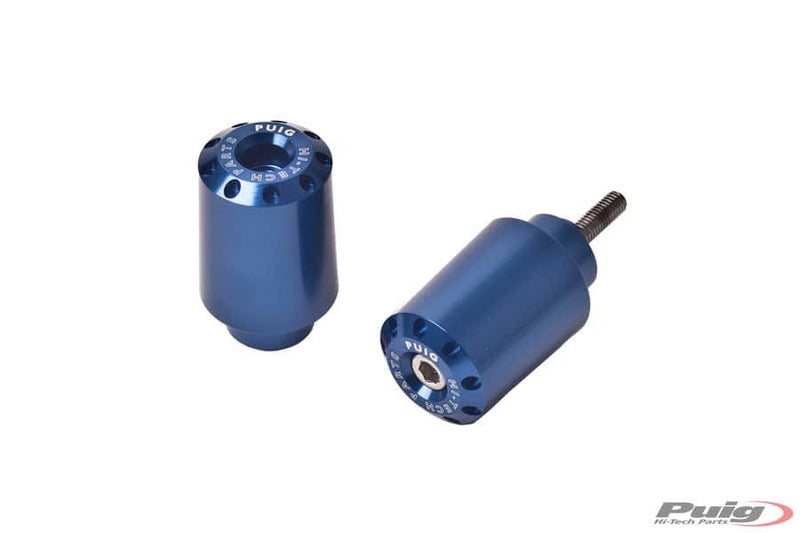 Puig Bar Ends Aluminium Kawasaki, Blue