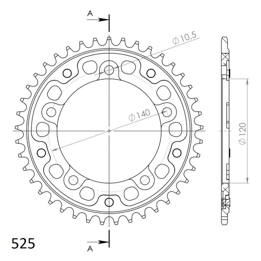 Supersprox Stealth takaratas Silver 1792-RST-41-8