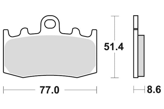 Sbs Jarrupalat Evo Sinter 796SP