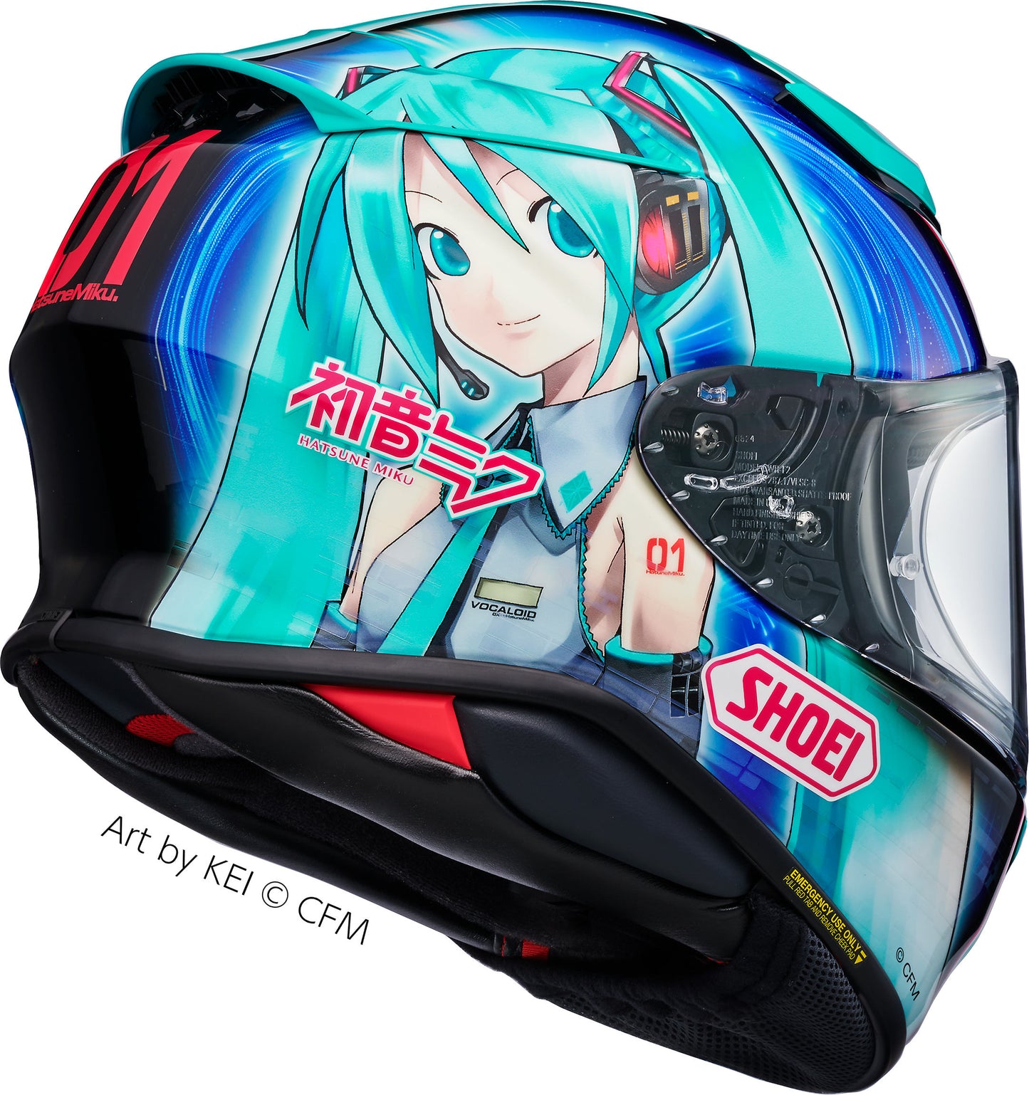 Shoei NXR2 HATSUNE MIKU TC-4