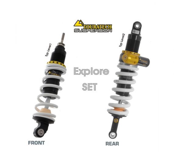 Touratech Suspension EXPLORE - SET for BMW R1200GS Model 2004-2012