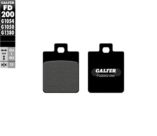 Galfer Semi Metal Brake Pads, FD200G1054