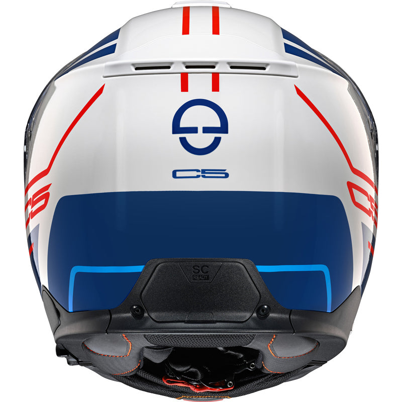 Schuberth C5 Master, valkoinen/sininen