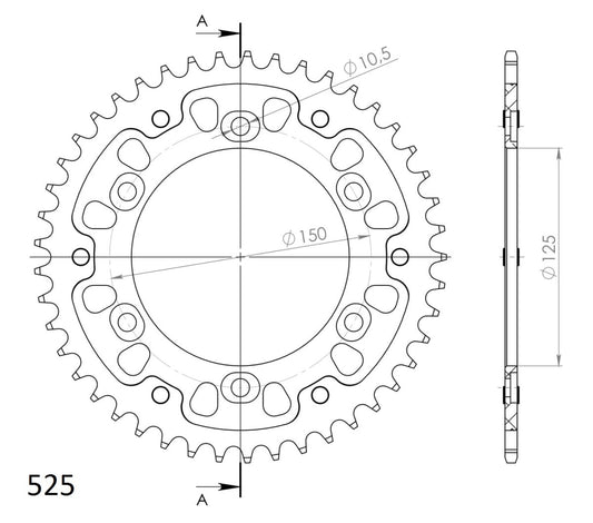 Supersprox Stealth takaratas Orange 899-RST-45-6