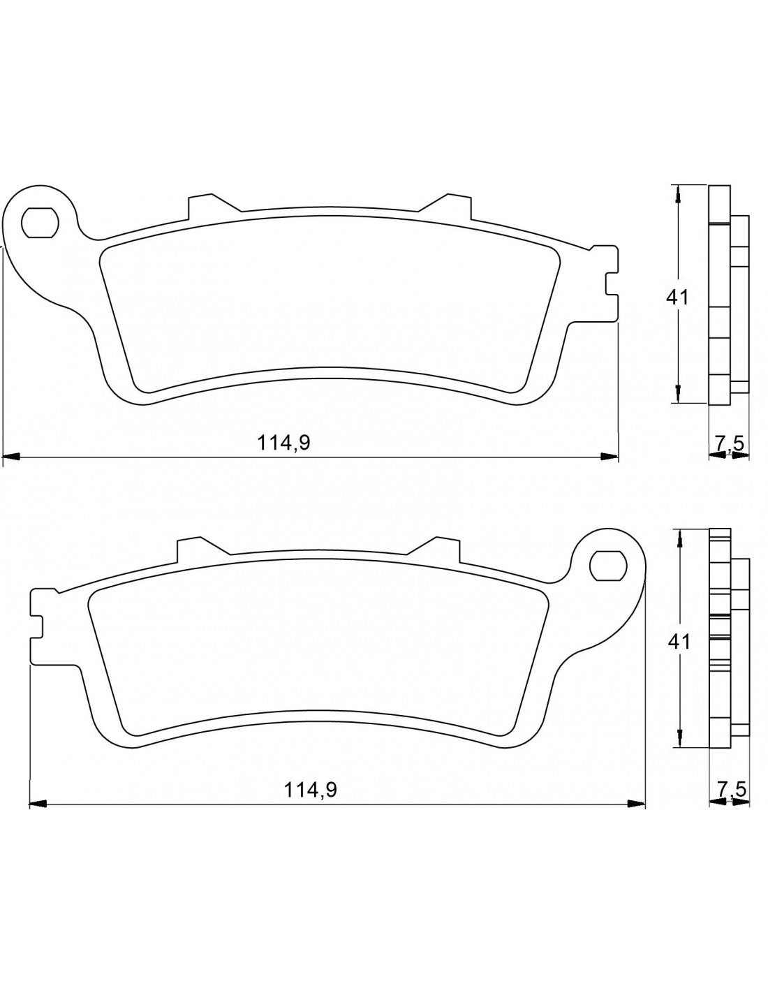 Accossato Brakepad AGPA 26 ST