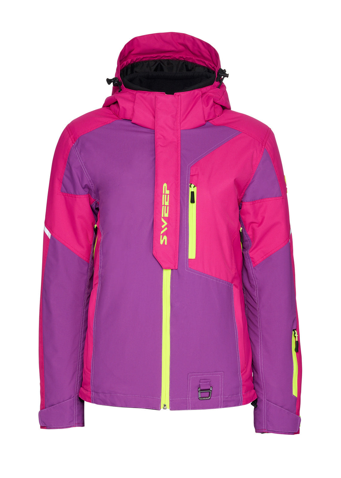 Sweep Recon naisten kelkkatakki, purppura/neon keltainen