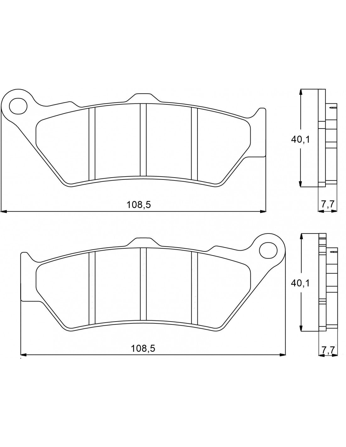 Accossato Brakepad AGPA 92 ST