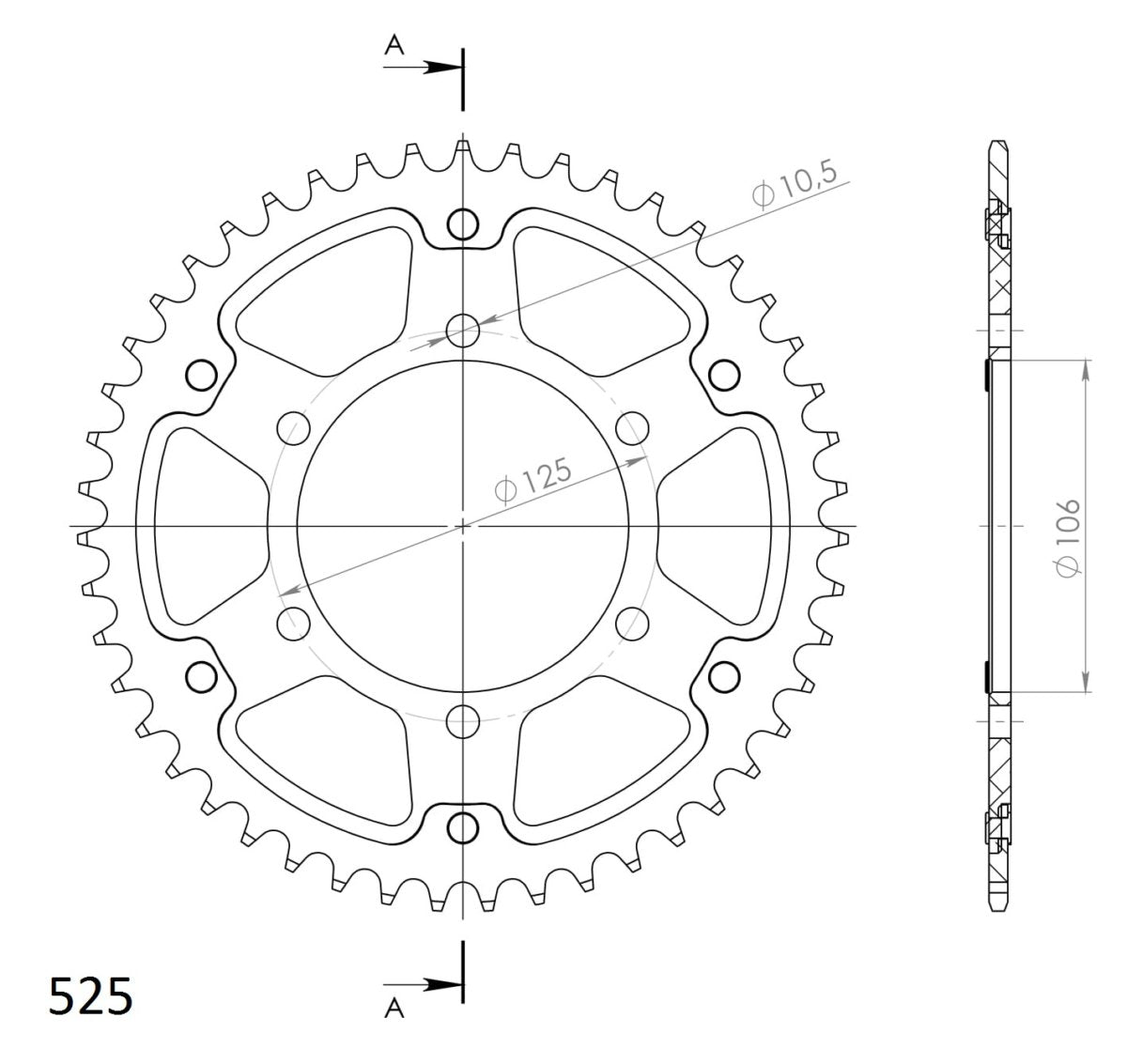 Supersprox Stealth takaratas Silver 2012-RST-47-8