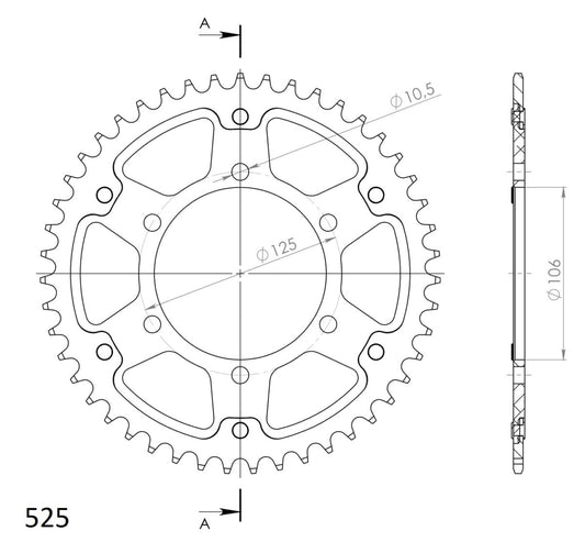 Supersprox Stealth takaratas Silver 2012-RST-47-8