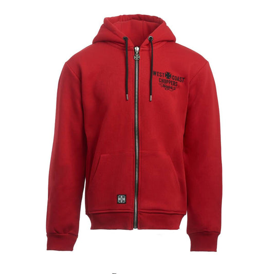 WCC - Motorcycle Co. Zip Hoody, red