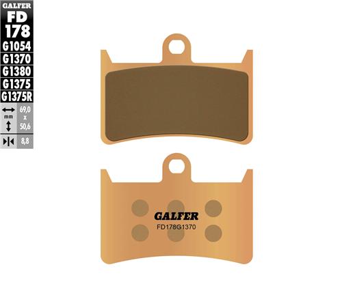 Galfer Sinter Street brake pads, FD178G1370