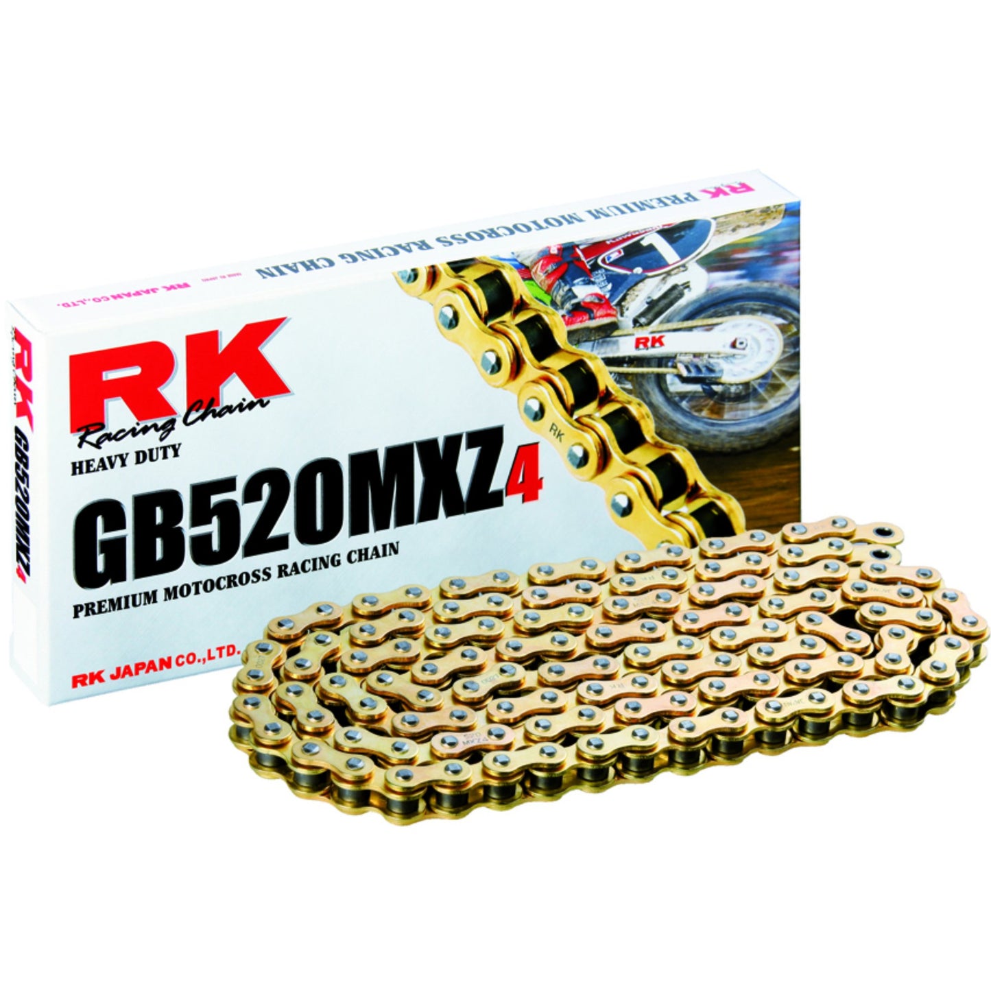 RK GB520MXZ4 Offroad ketju Kulta +CL (Jousil.) 520151-120