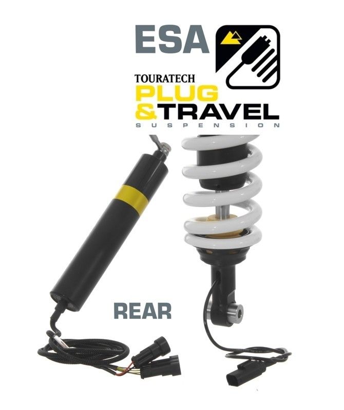 Touratech Suspension Plug & Travel-ESA REAR shock absorber for BMW R1200GS Model