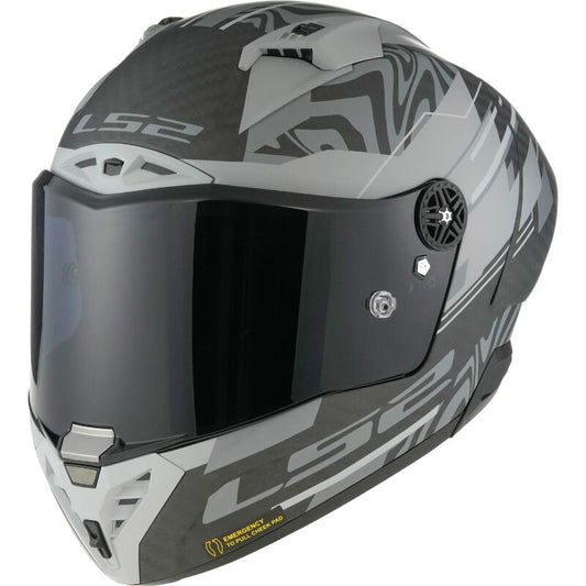 LS2 FF805 Thunder Carbon GP Aero Polar Matt Grey