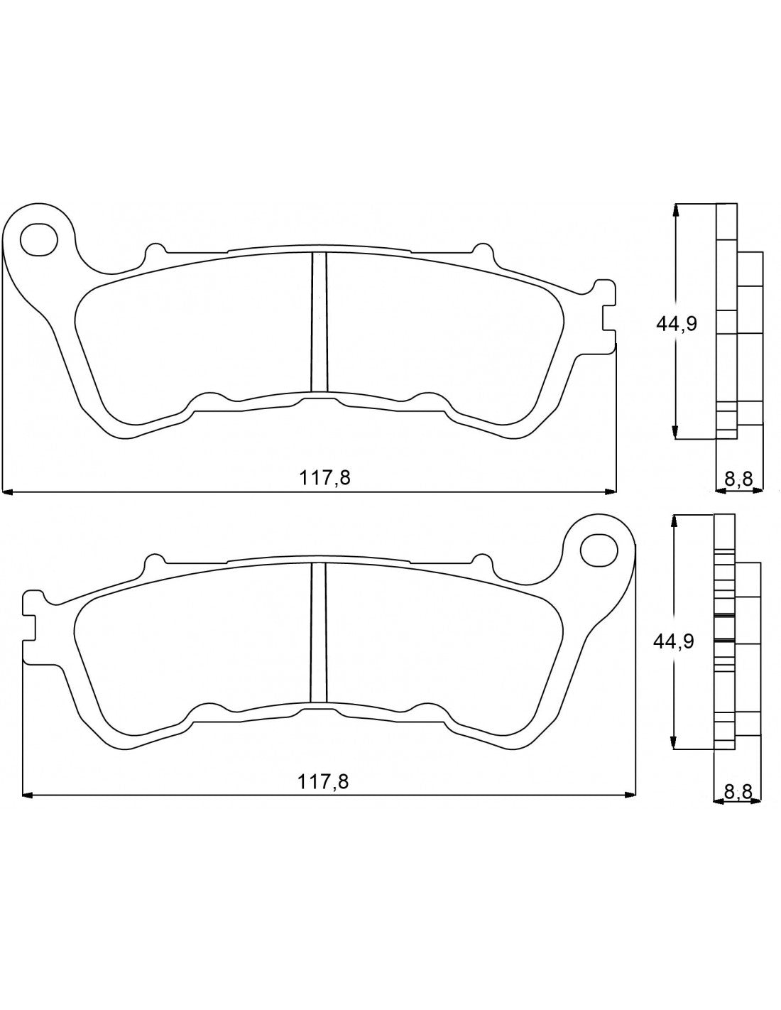 Accossato Brakepad AGPA 87 ST