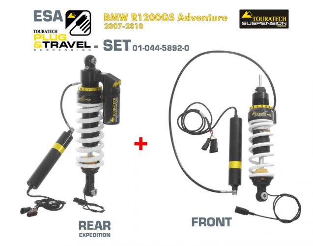 Touratech Suspension Plug & Travel ESA Expedition SET BMW R1200GS Adventur 07-10