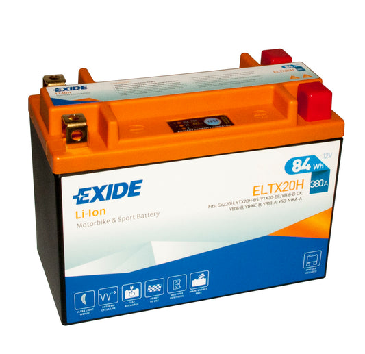 Exide MC Lithium ELTX20H akku, 12V 84Wh